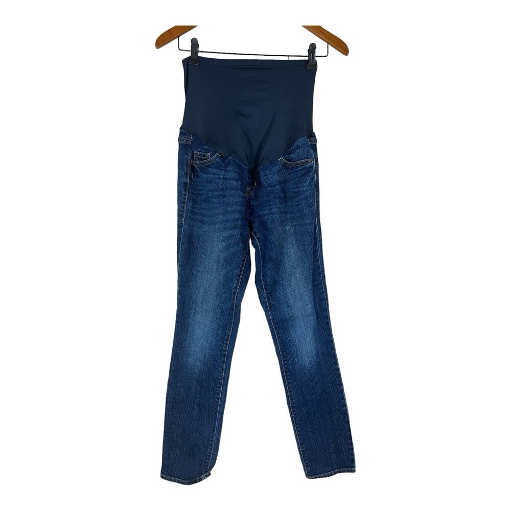 Old Navy Full Panel Skinny Maternity Jeans SIZE 4 Medium Wash Denim